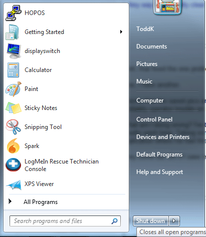 Start Menu